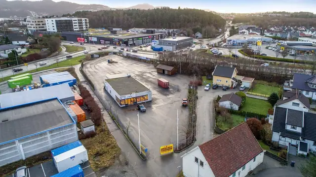 Næringstomt med bygg ved Kvadrat – Gamle Stokkavei 8 · Sandnes